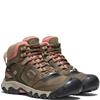 KEEN WOMENS WATERPROOF LACE ANKLE BOOT - BRICK
