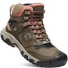 KEEN WOMENS WATERPROOF LACE ANKLE BOOT - BRICK