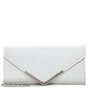 TAMARIS WOMENS CLUTCH HANDBAG - WHITE METALLIC