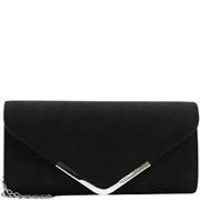 TAMARIS WOMENS CLUTCH HANDBAG - BLACK