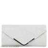 TAMARIS WOMENS CLUTCH HANDBAG - SILVER METALLIC