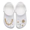 CROCS JIBBITZ PRETTY IN GOLD CHARMS - None