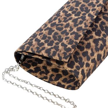 TAMARIS WOMENS CLUTCH HANDBAG - LEOPARD ANIMAL PRINT