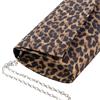 TAMARIS WOMENS CLUTCH HANDBAG - LEOPARD ANIMAL PRINT