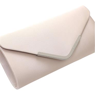 TAMARIS WOMENS CLUTCH HANDBAG - ROSE SATIN