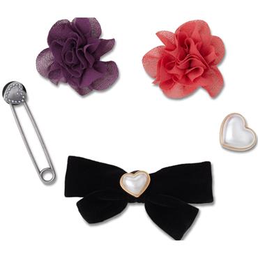 CROCS JIBBITZ FORAL AND PEARL CHARMS - None