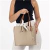 RIEKER WOMENS HANDBAG - BEIGE