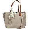 RIEKER WOMENS HANDBAG - BEIGE
