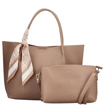 RIEKER WOMENS HANDBAG - BROWN