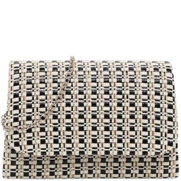 TAMARIS WOMENS CLUTCH HANDBAG - BLACK