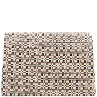 TAMARIS WOMENS CLUTCH HANDBAG - COGNAC