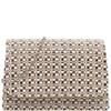 TAMARIS WOMENS CLUTCH HANDBAG - COGNAC