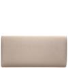 TAMARIS WOMENS CLUTCH HANDBAG - LIGHT TAUPE SATIN