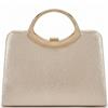 REDZ WOMENS HANDBAG - GOLD METALLIC
