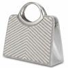 REDZ WOMENS HANDBAG - SILVER METALLIC