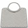 REDZ WOMENS HANDBAG - SILVER METALLIC