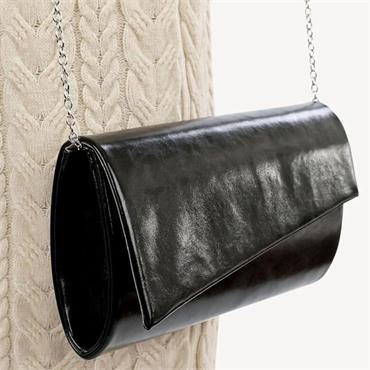 TAMARIS WOMENS CLUTCH HANDBAG - BLACK MATT