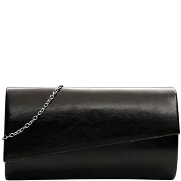 TAMARIS WOMENS CLUTCH HANDBAG - BLACK MATT