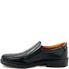 LUISETTI MENS COM STITCH SLIP ON SHOE - BLACK
