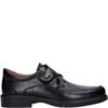 LUISETTI MENS VELCRO MOCCASSIN SHOE - BLACK