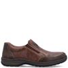 RIEKER MENS WIDE FIT CASUAL SLIP ON SHOE - BROWN