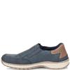RIEKER MENS SLIP ON CASUAL SHOE - BLUE MULTI