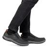 RIEKER MENS TEX CASUAL SLIP ON SHOE - BLACK