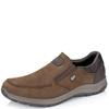 RIEKER MENS TEX CASUAL SLIP ON SHOE - BROWN