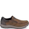 RIEKER MENS TEX CASUAL SLIP ON SHOE - BROWN