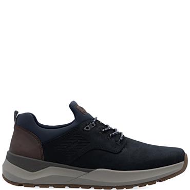 RIEKER MENS WIDE FIT SLIP ON TRAINER - BLUE