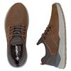 RIEKER MENS WIDE FIT SLIP ON TRAINER - BROWN