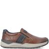 RIEKER MENS WIDE FIT COMFORT SHOE - BROWN