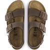 BIRKENSTOCK MENS MILANO BS SANDAL - MOCCA
