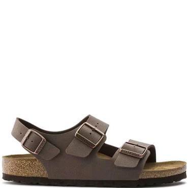 BIRKENSTOCK MENS MILANO BS SANDAL - MOCCA
