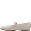 TAMARIS WOMENS FLAT STRAP SHOE - IVORY