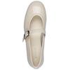 TAMARIS WOMENS FLAT STRAP SHOE - IVORY