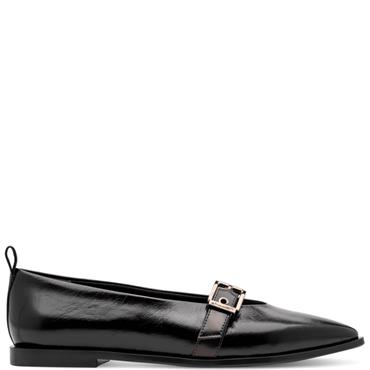 TAMARIS WOMENS FLATS - BLACK