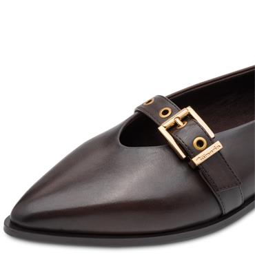 TAMARIS WOMENS FLATS - MAHOGANY