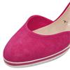 TAMARIS WOMENS WEDGE STRAP SANDAL - FUCHSIA