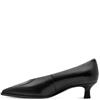 TAMARIS WOMENS LOW HEEL - BLACK