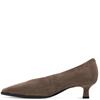 TAMARIS WOMENS LOW HEEL COURT SHOE - TAUPE