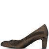 TAMARIS WOMENS MED HEEL COURT SHOE - COPPER