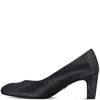 TAMARIS WOMENS MED HEEL COURT SHOE - PEWTER