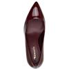 TAMARIS WOMENS MID HEEL COURT SHOE - MERLOT
