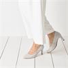 TAMARIS WOMENS MED HEEL STRAP COURT SHOE - WHITE