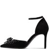 TAMARIS WOMENS COMFORT COURT SHOE - BLACK