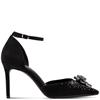 TAMARIS WOMENS COMFORT COURT SHOE - BLACK