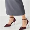 TAMARIS WOMENS COMFORT COURT SHOE - MERLOT