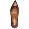 TAMARIS WOMENS MID HEEL COURT SHOE - COGNAC