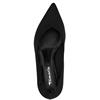 TAMARIS WOMENS MID HEEL COURT SHOE - BLACK